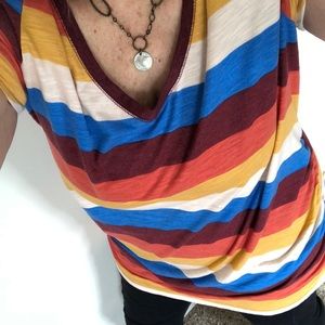 Maternity striped top